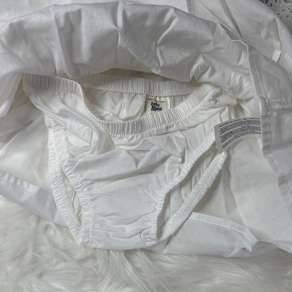 OshKosh B'gosh White Eyelet Casual Dress - Picture 9 of 10